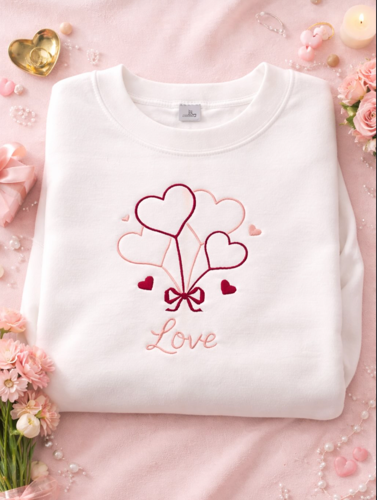 Custom “Love” Heart Sweatshirt