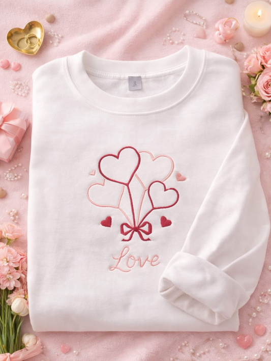 Custom “Love” Heart Sweatshirt